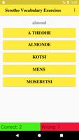 Sesotho Vocabulary Exercise poster