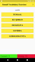Somali Vocabulary Exercise screenshot 1