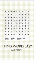 Find Word Easy Affiche