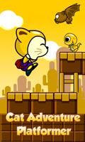 Cat Adventure Platformer Affiche