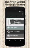 Tips To Learn Photography پوسٹر