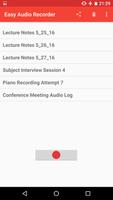 Easy Audio Recorder Affiche