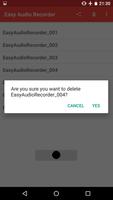 Easy Audio Recorder capture d'écran 1