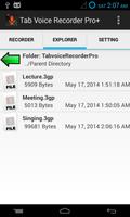 Tab Voice Recorder Pro+ screenshot 2
