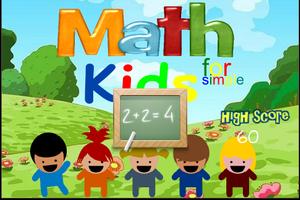 Simple Math for Kids Affiche