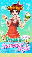 dress up girls-summer style poster