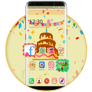 Chocolate Cake Happy Birthday Theme APK