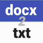DocX To Txt Document Converter 图标