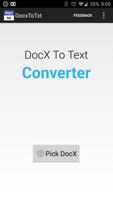 DocX To Txt Document Converter poster