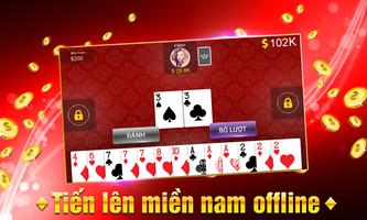 Tien Len Mien Nam offline - Game Danh Bai Tiến Lên screenshot 1