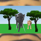 Kids Animal Safari 3D biểu tượng