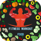Workout food icon