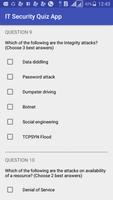 IT Security Quiz App स्क्रीनशॉट 1