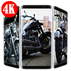 Choppers Wallpaper Motorcycle 4K HD icône