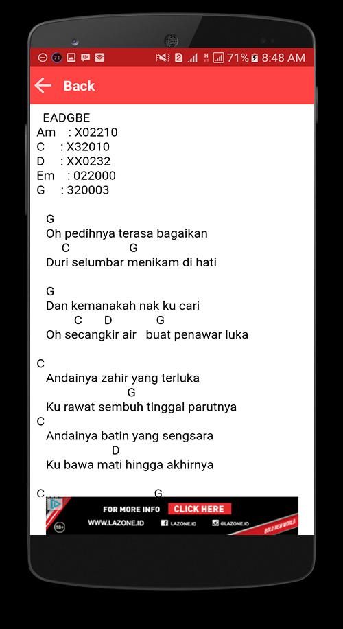 Kunci Gitar Lagu Malaysia Iklim Bukan Ku Tak Sudi Chord