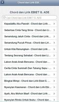 1 Schermata Chord dan Lirik Lagu Ebiet