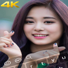 Chou Tzu-yu Twice 4K keyboard fans آئیکن