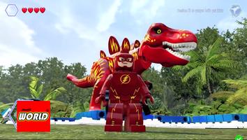 New LEGO Flash Dinos Of Jewels World পোস্টার
