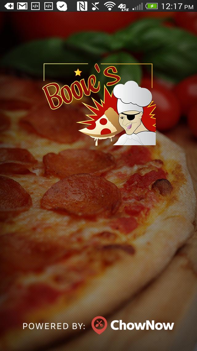 Booies Pizza الملصق