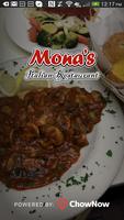 Mona's Italian Food Affiche