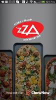 'ZZA Pizza + Salad الملصق
