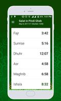 Automatic Prayer Times and Qibla Direction Finder capture d'écran 1