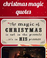 Christmas Magic Quotes poster