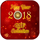 Happy New Year GIF Stickers آئیکن