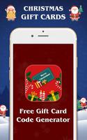 Christmas Gift Cards - Free Gift Card Generator Affiche