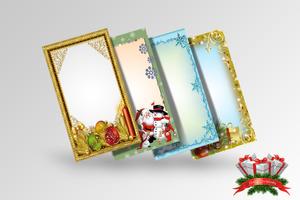 Christmas photo Frames ポスター