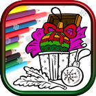 Christmas Pictures To Color - Xmas Games icône