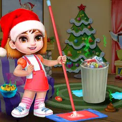 Descargar XAPK de Christmas Doll House Cleanup