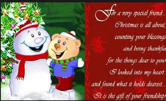 Christmas Quotes for Friends Affiche