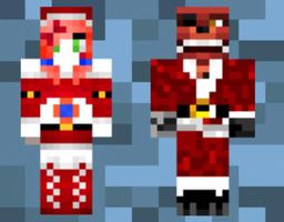 Poster Christmas Skins For Minecraft