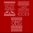 Christmas Slogan ícone