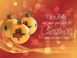 Christmas Slogan plakat