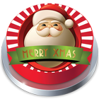 Santa Claus christmas Button simgesi