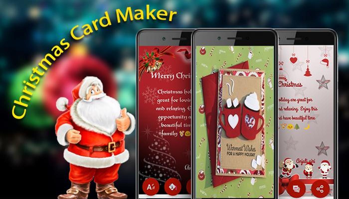 Christmas Card Maker Free Create Xmas Ecards For Android