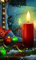christmas candle wallpaper poster