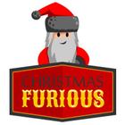 christmas furious santa driver icon