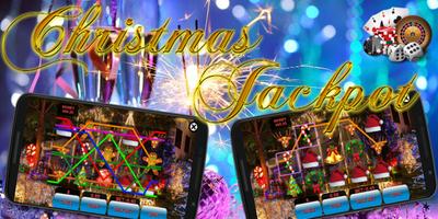 Texas HoldEm Slot Machine - Christmas Edition Cartaz