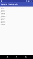 RecyclerView Example capture d'écran 1