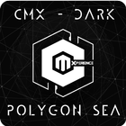 CMX - Dark Polygon Sea · KLWP  icône