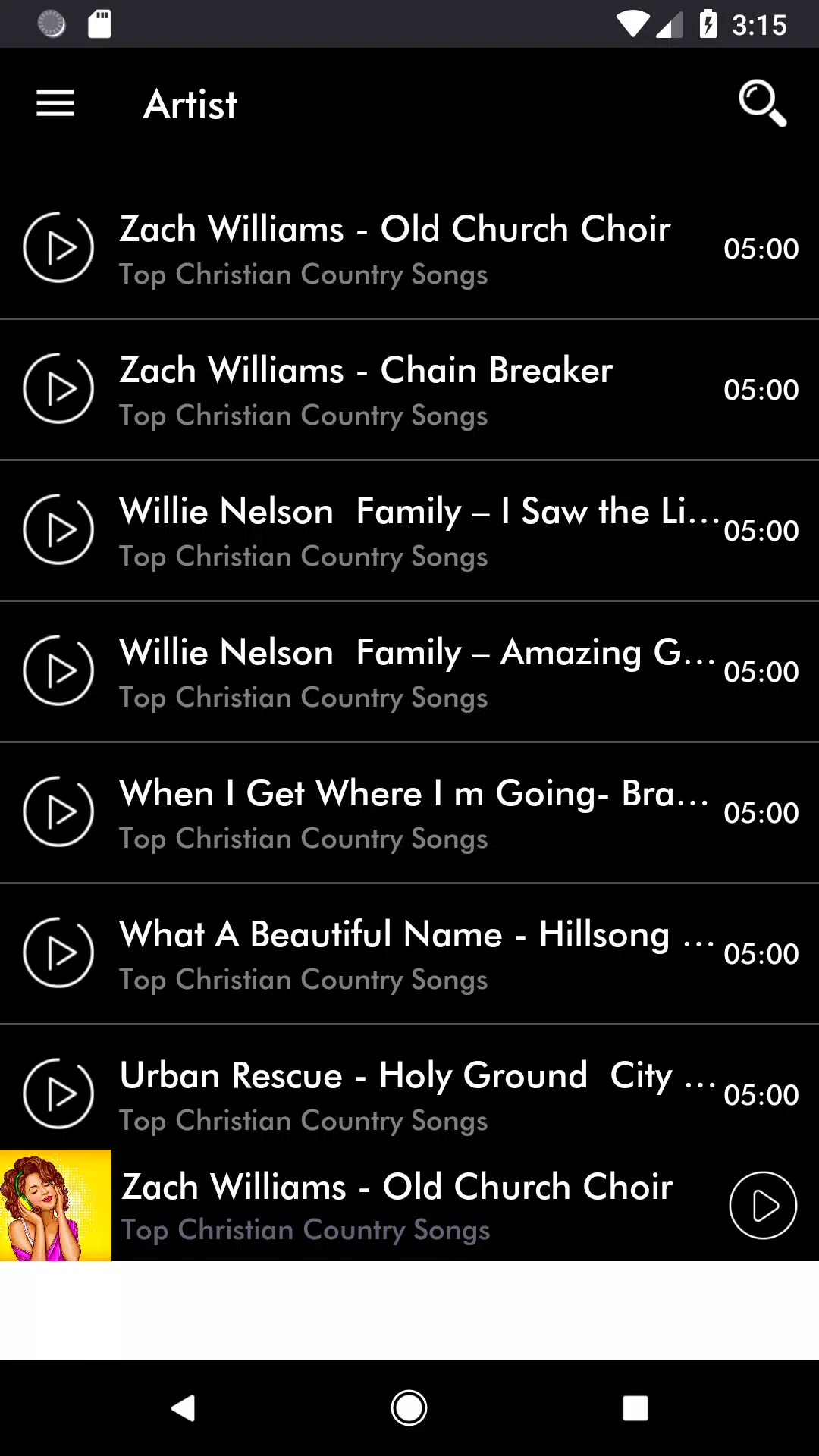 top christian country music artists