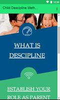 Child Descipline methodes poster