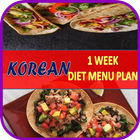 Korean Diet Menu Plan simgesi