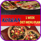 Korean Diet Menu Plan icon