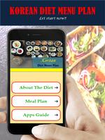 Korean Diet Menu Plan poster