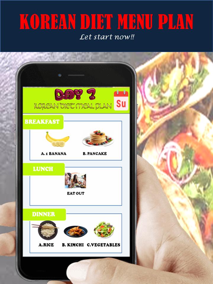 Korean Diet Menu Plan for Android - APK Download