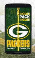 Green Bay Packers Zipper Lock Screen poster